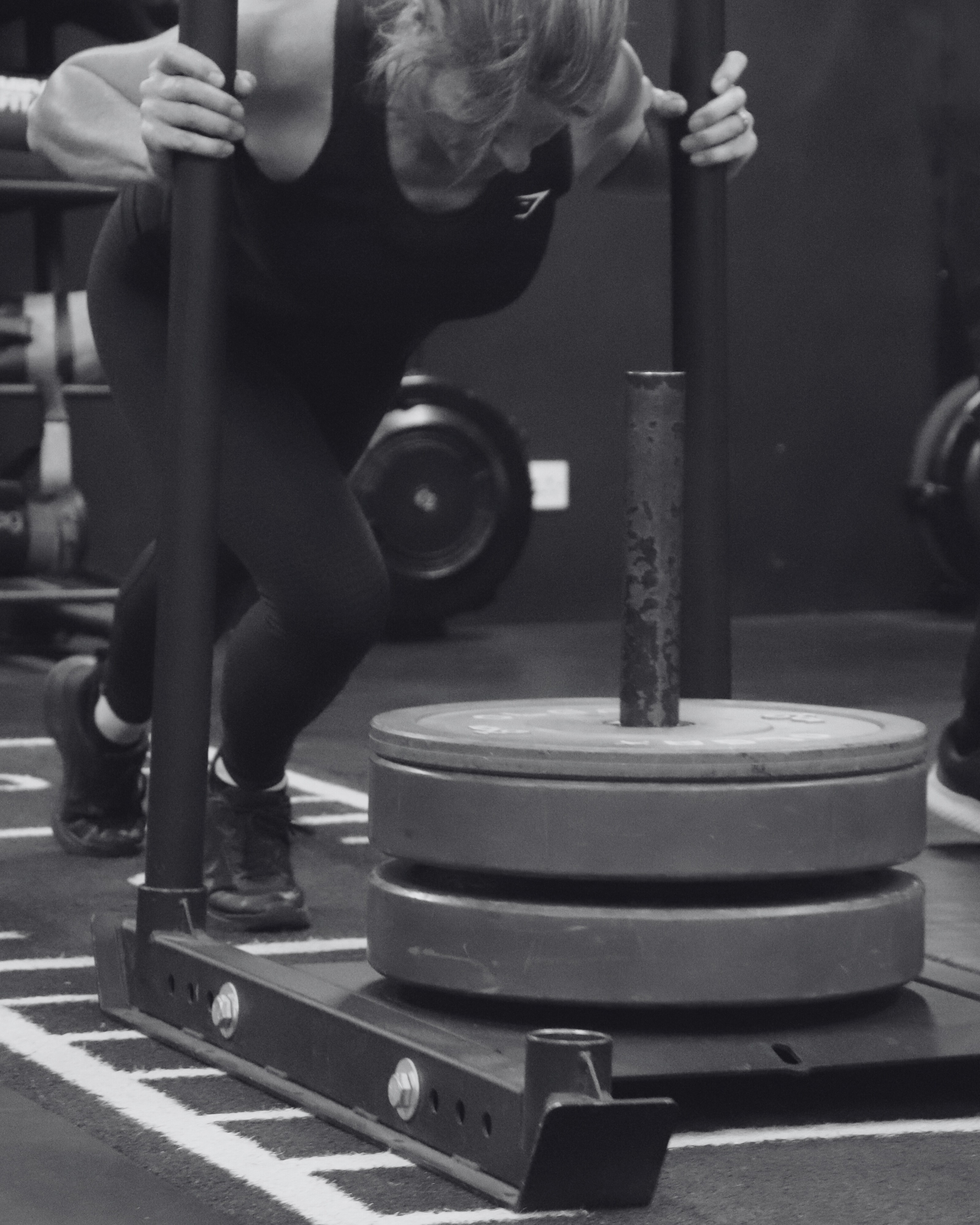 gym personal training sled